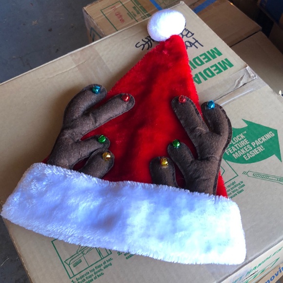 Other - 💜Jingle Antlers Christmas Hat💜